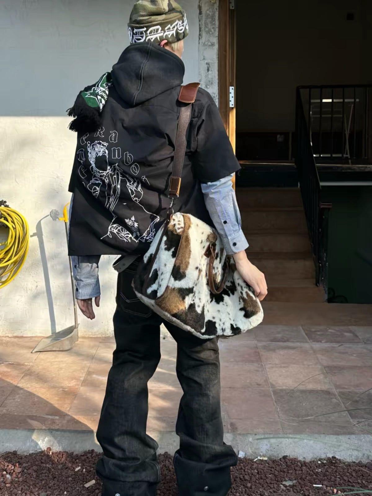 Cowboy Shoulder Tote Bag
