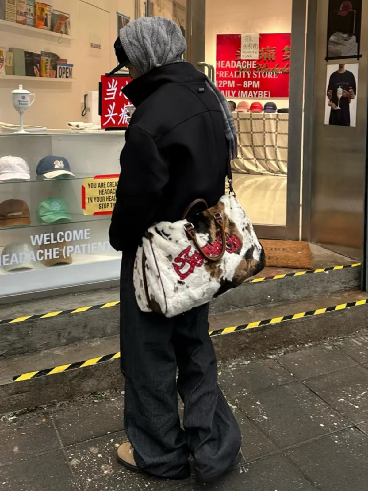 Cowboy Shoulder Tote Bag
