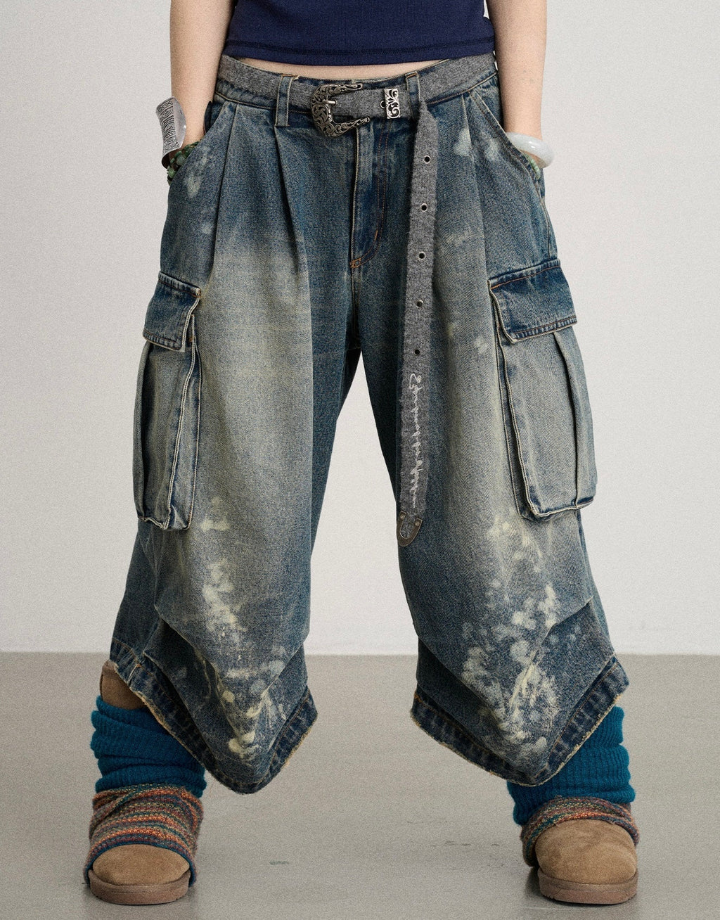 Floral Grace Denim Jorts