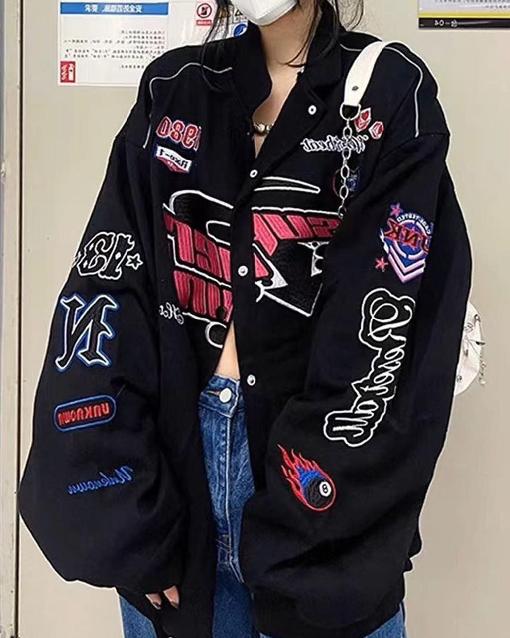 SUPERPUNK HEARTBEAT 1980 BOMBER JACKET