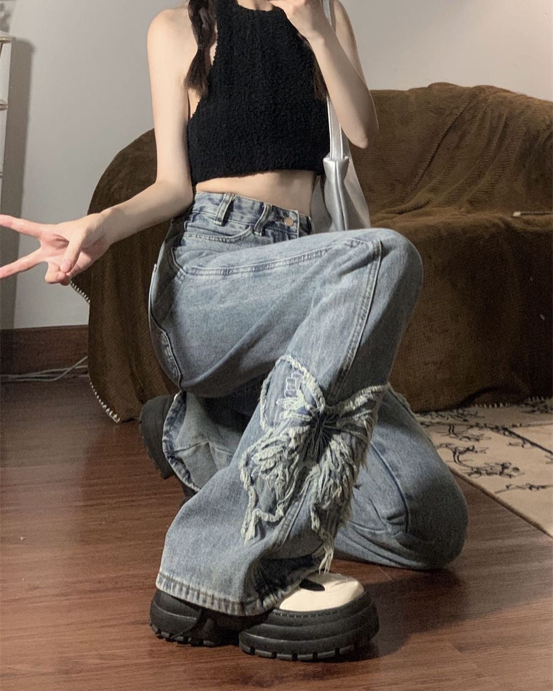 Gothic Butterfly Pants