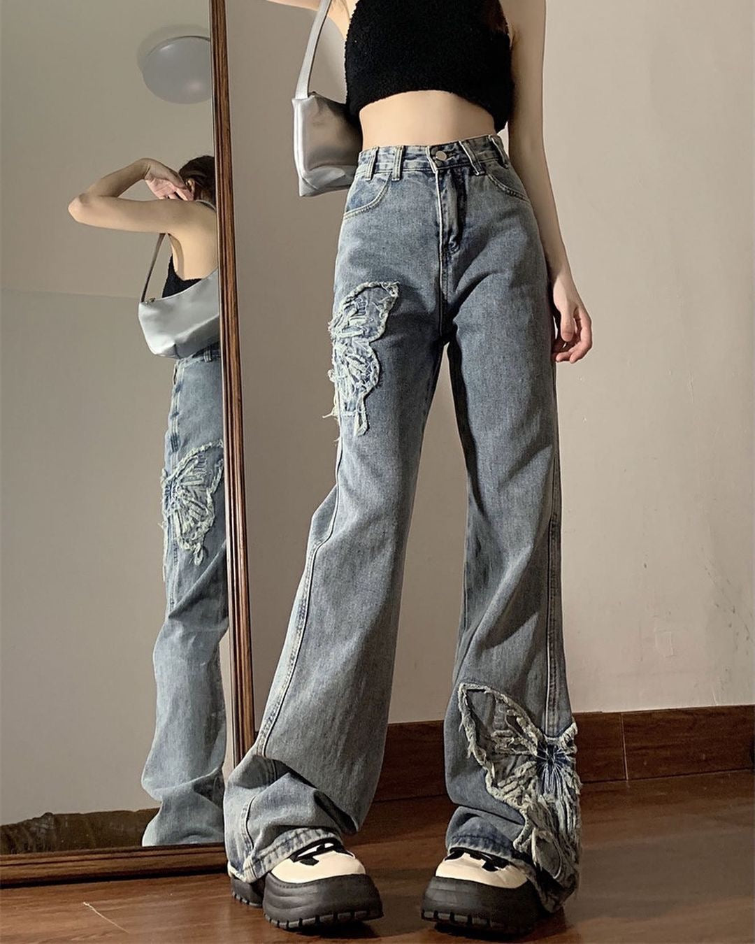 Gothic Butterfly Pants