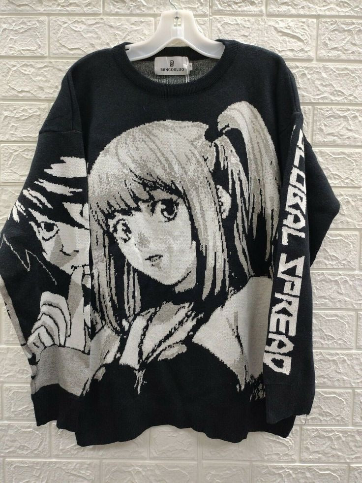 Death Note Misa Knitted Oversized Sweater