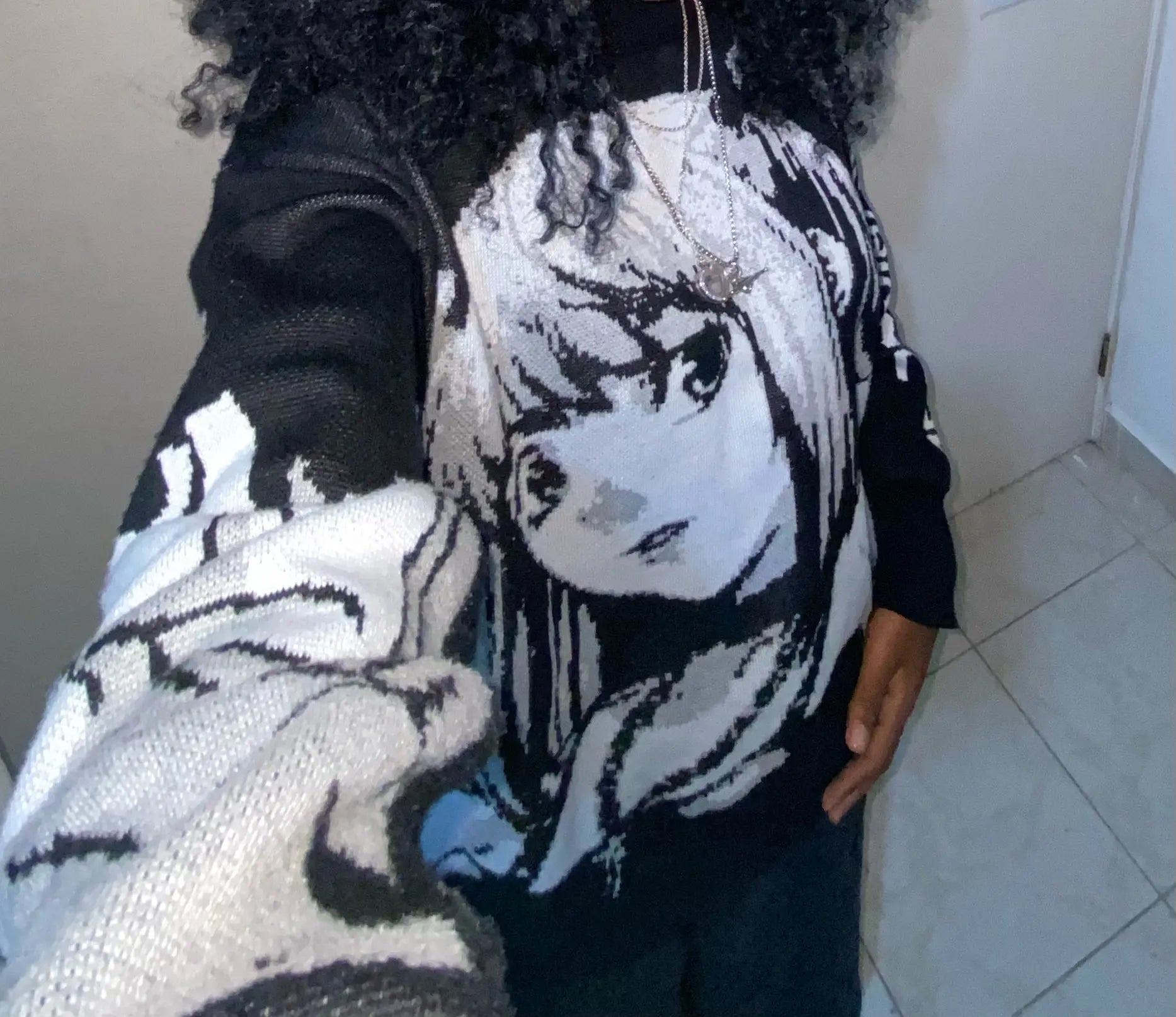 Death Note Misa Knitted Oversized Sweater