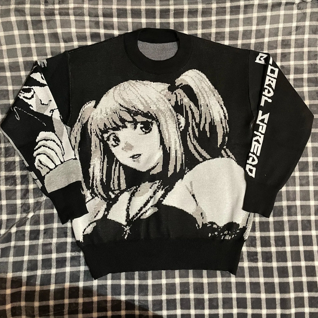 Death Note Misa Knitted Oversized Sweater