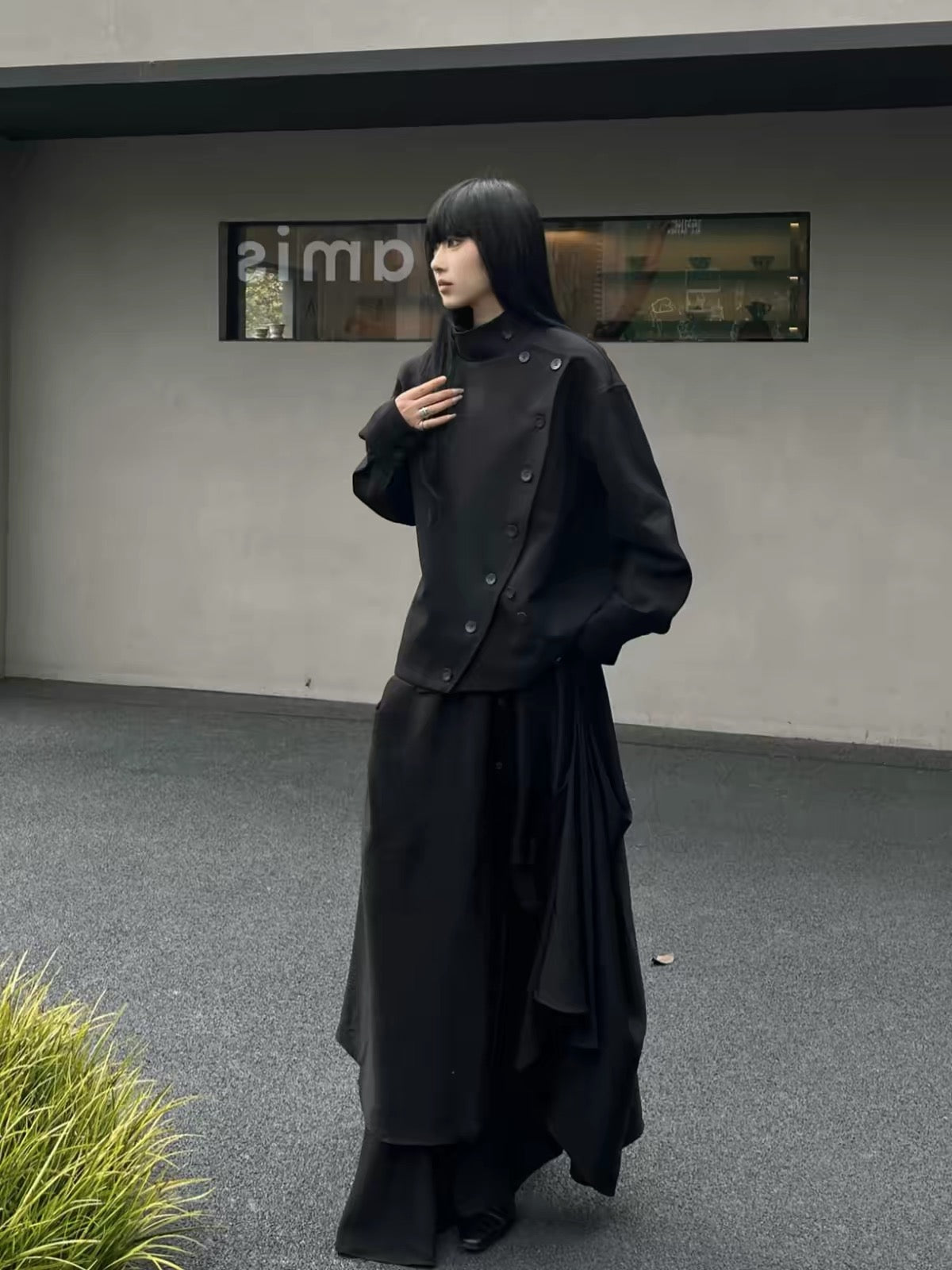 Asymmetric Shift Fencer Jacket