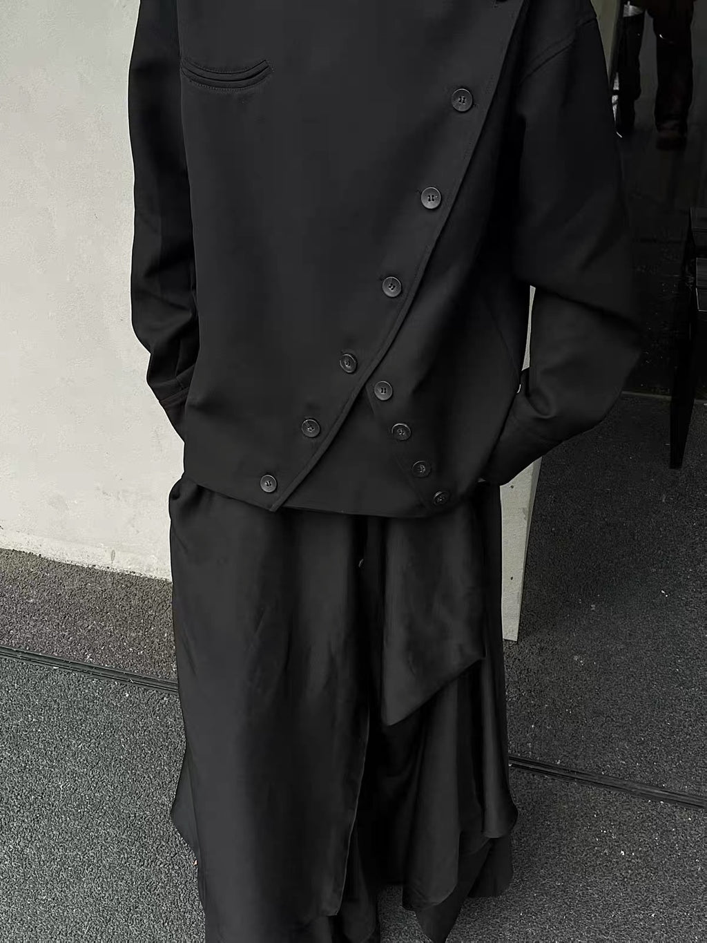 Asymmetric Shift Fencer Jacket
