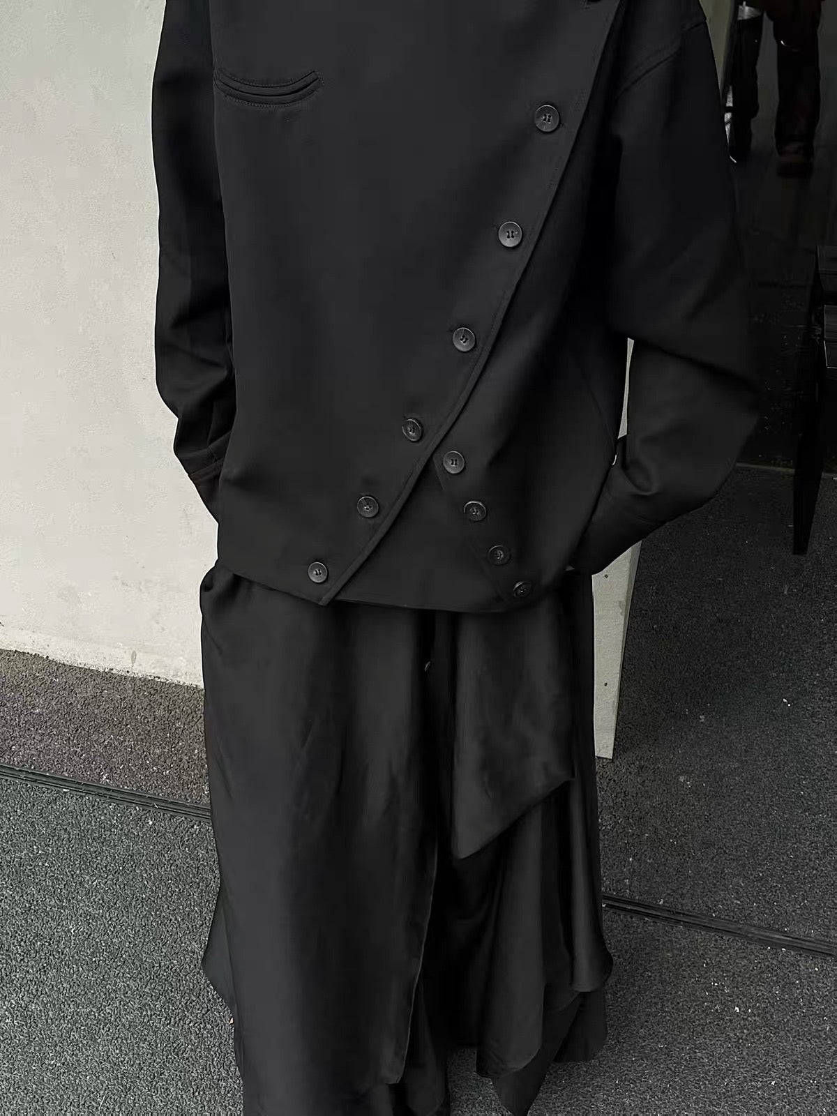 Asymmetric Shift Fencer Jacket