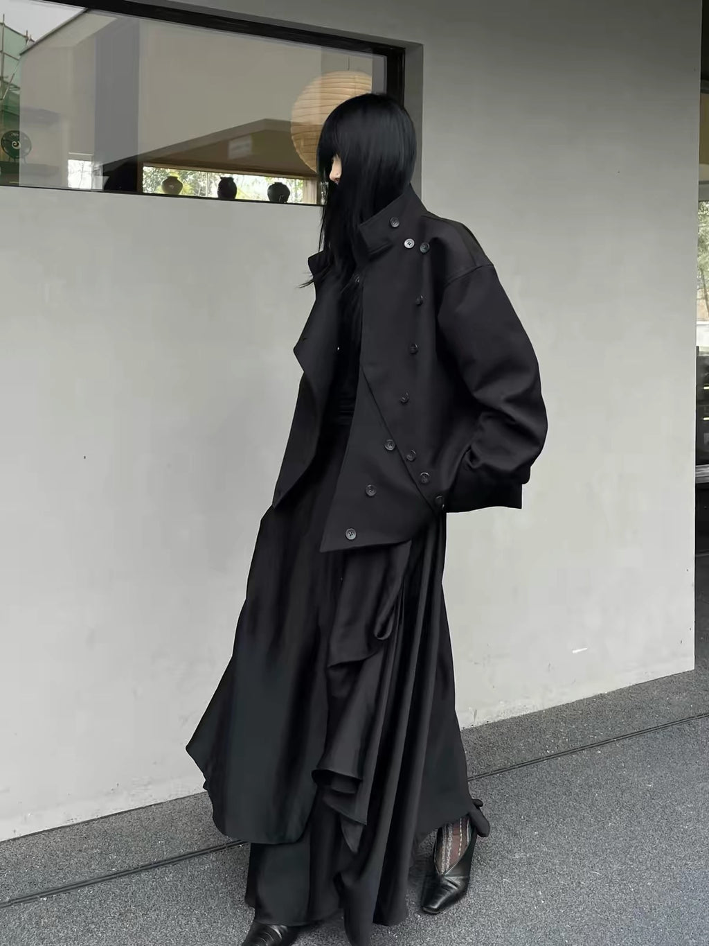 Asymmetric Shift Fencer Jacket