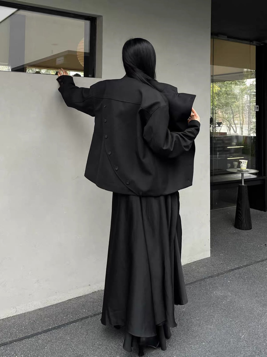 Asymmetric Shift Fencer Jacket