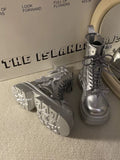 Kitty Bow High Ankle Boots