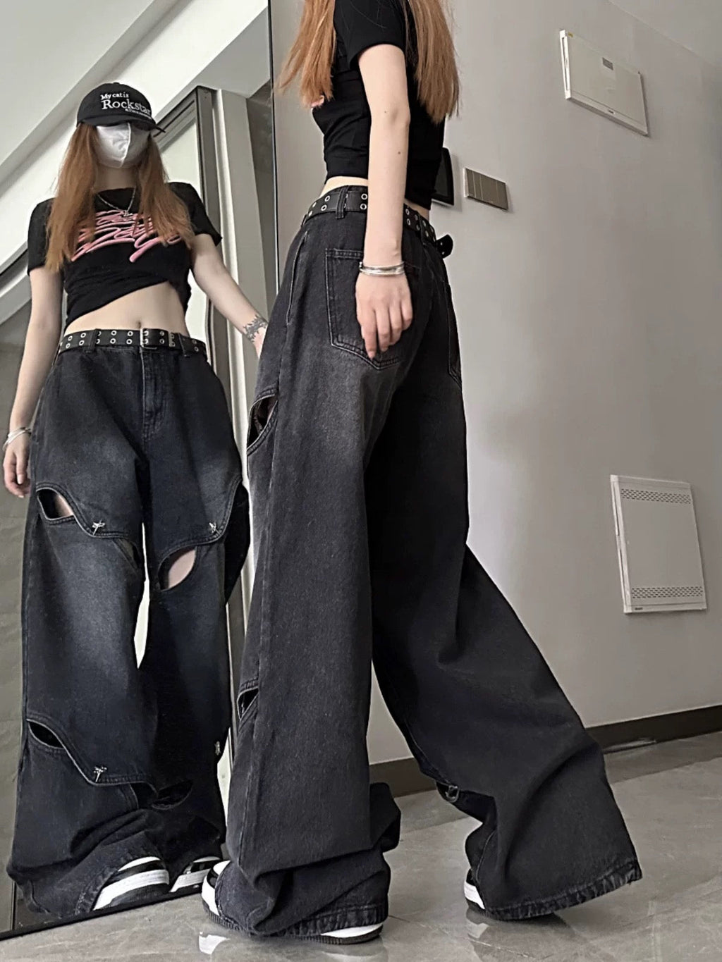 Dark Eye Baggy Jeans