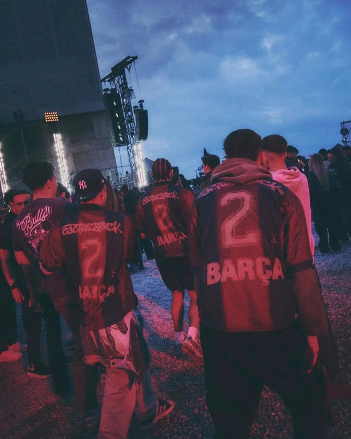 TRAVIS SCOTT X NIKE X FC BARCELONA RETRO HOME SKELETON JERSEY