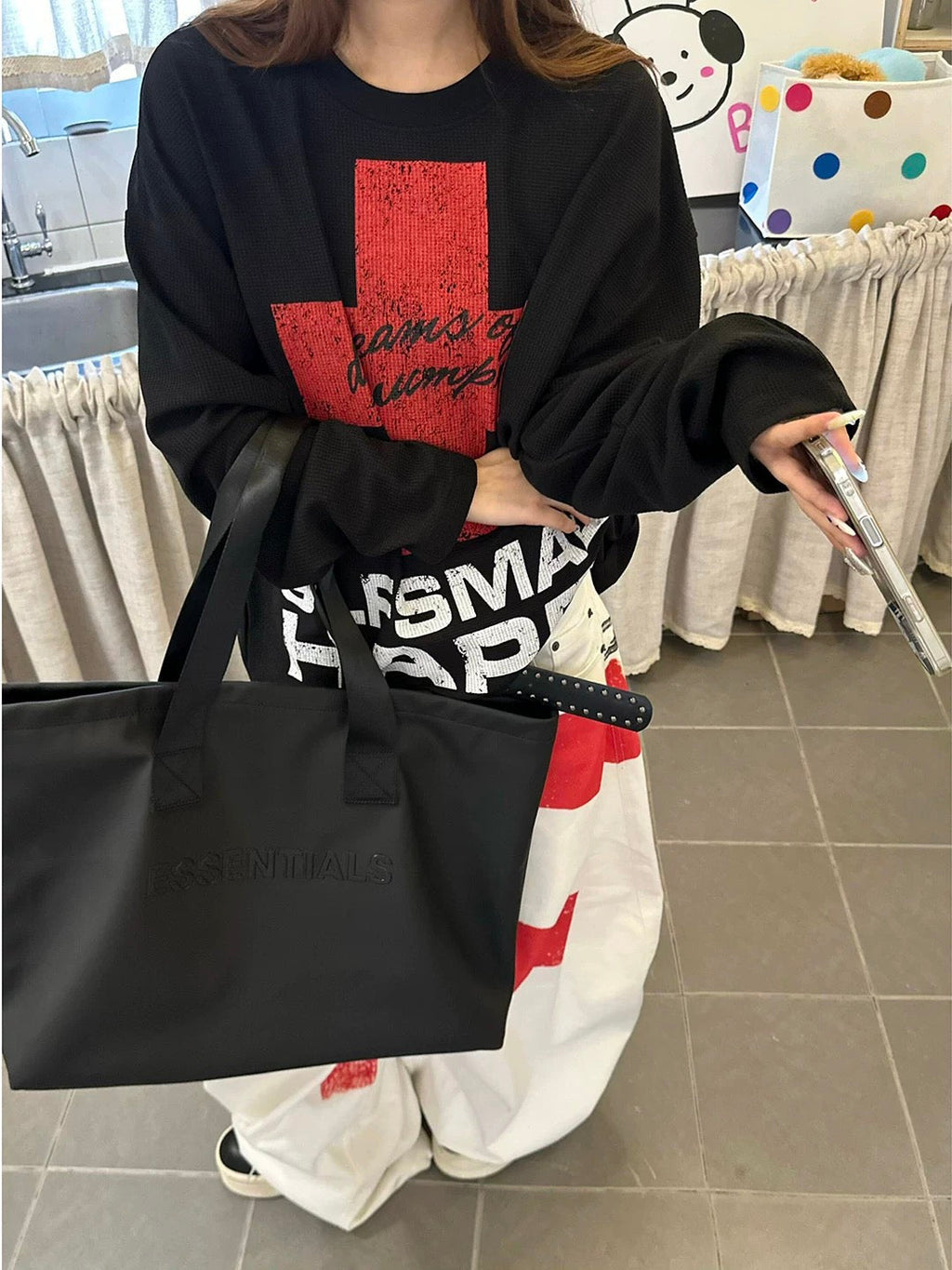 S Line Hook Baggy Pants