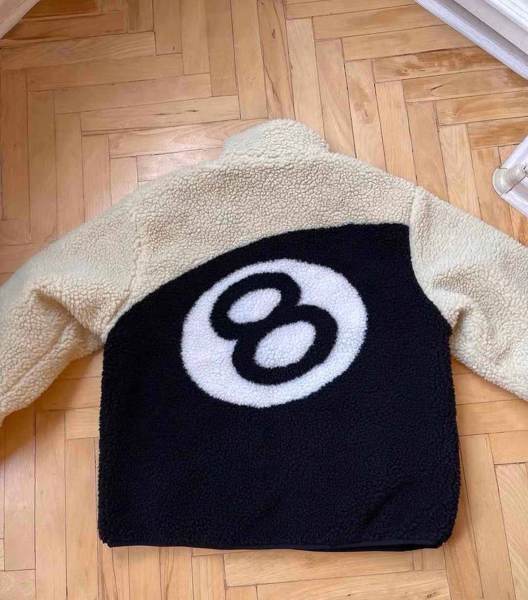 Stussy 8ball Sherpa Reversible Jacket