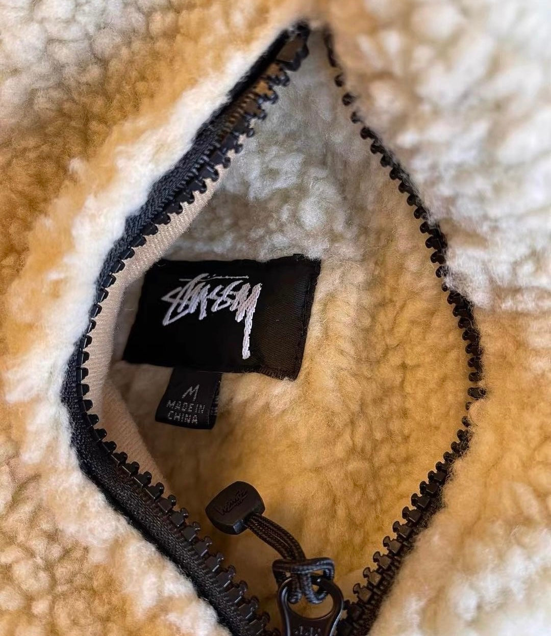 Stussy 8ball Sherpa Reversible Jacket