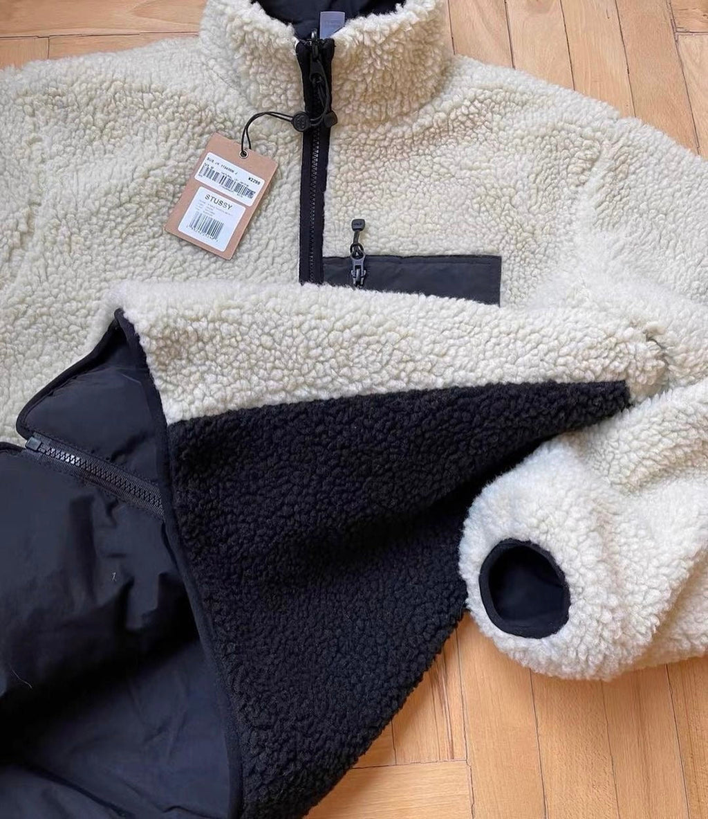 Stussy 8ball Sherpa Reversible Jacket