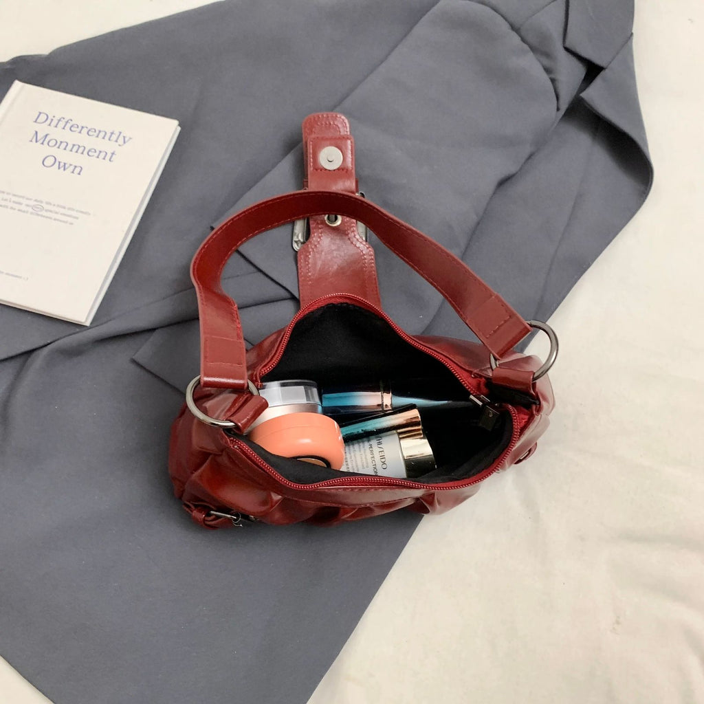 Belt Buckle One Shoulder Bag