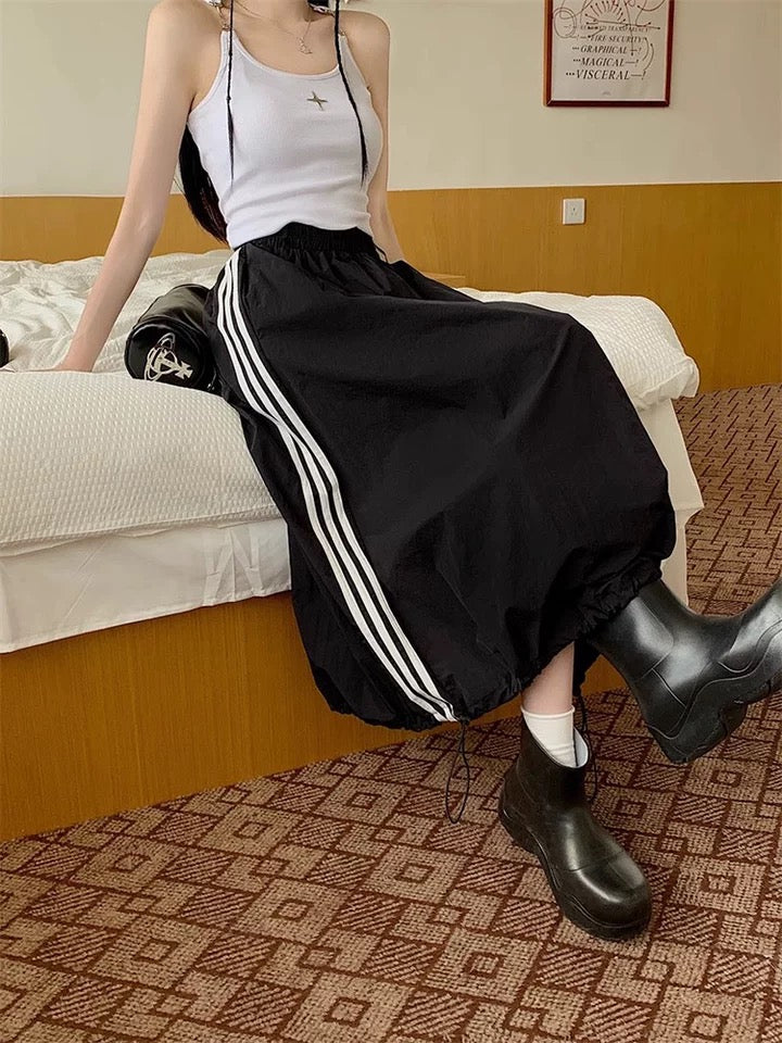 Triple Line Cargo Skirt