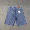 Corteiz C-Star Denim Jorts Faded Blue