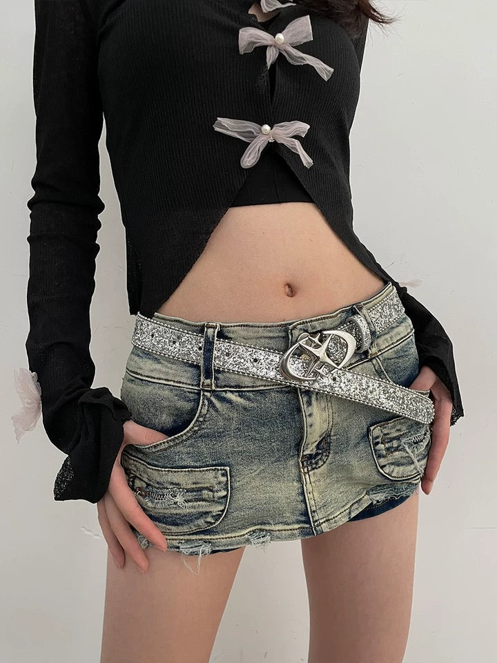 Y2K UNISTAR BUCKLE BELT